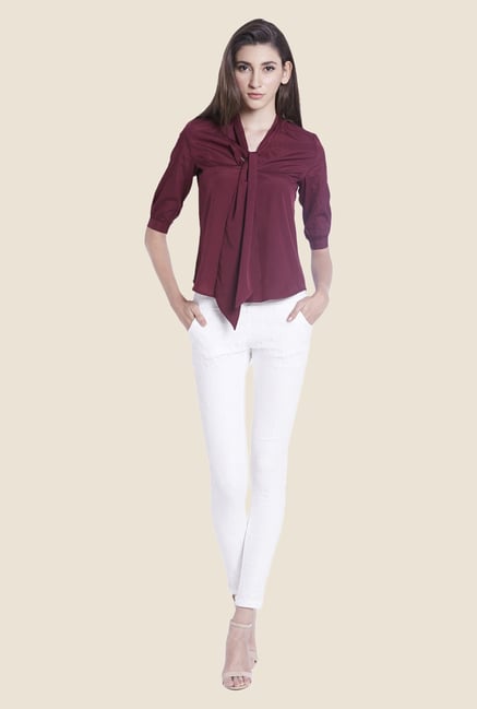 Globus Maroon Solid Top Globus Maroon Solid Top
