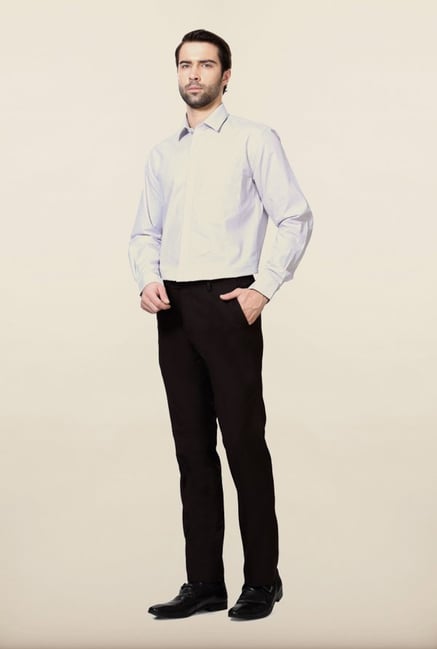 University of Oxford Brown Solid Formal Trouser University of Oxford Brown Solid Formal Trouser