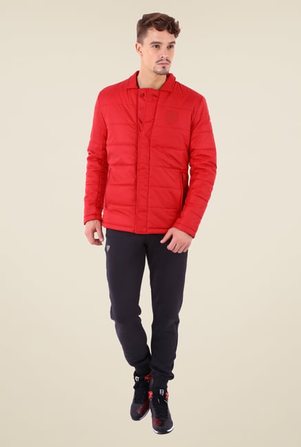Puma Red Solid Jacket Puma Red Solid Jacket