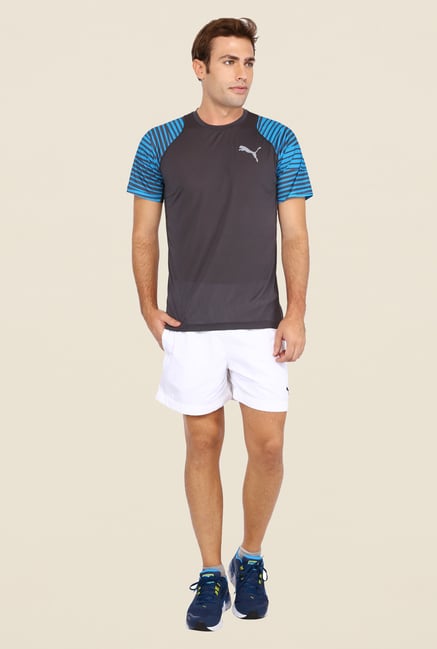 Puma Dark Grey Printed T Shirt Puma Dark Grey Printed T Shirt