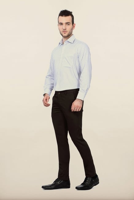 Allen Solly Olive Solid Formal Trouser Allen Solly Olive Solid Formal Trouser