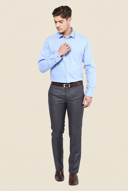 Turtle Grey Solid Trouser Turtle Grey Solid Trouser