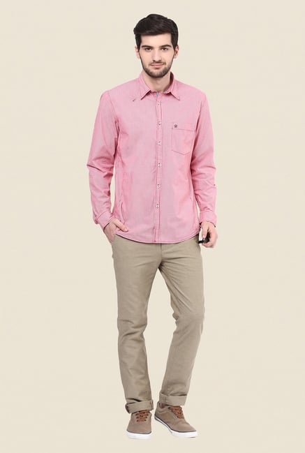 Turtle Beige Solid Trouser Turtle Beige Solid Trouser