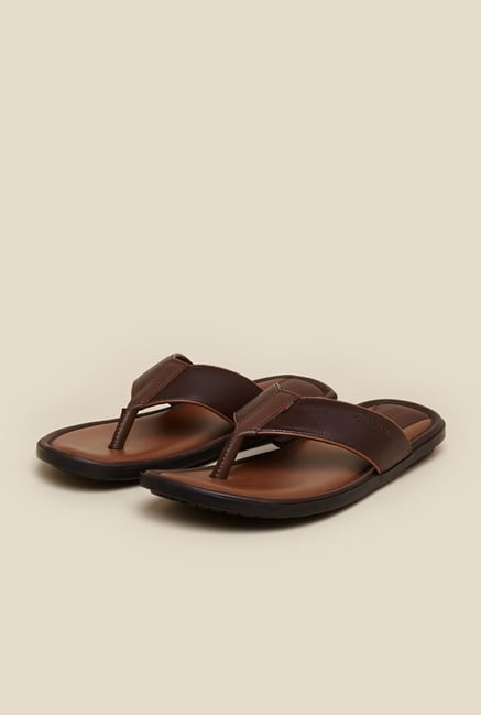 Buckaroo Comfirox Brown Leather Thong Sandals Buckaroo Comfirox Brown Leather Thong Sandals