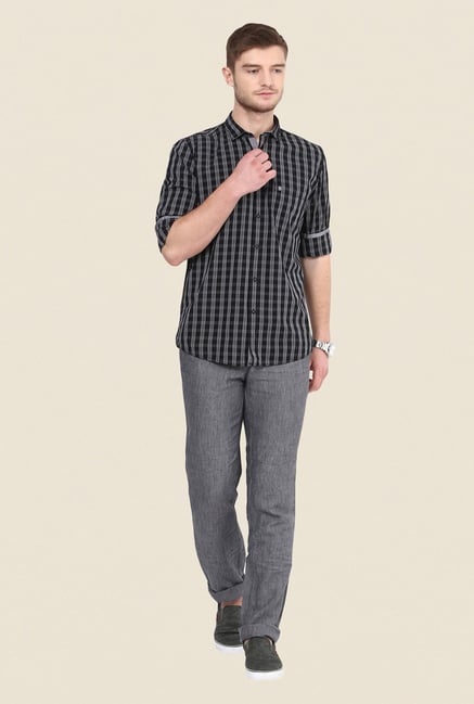 Turtle Grey Linen Trouser Turtle Grey Linen Trouser
