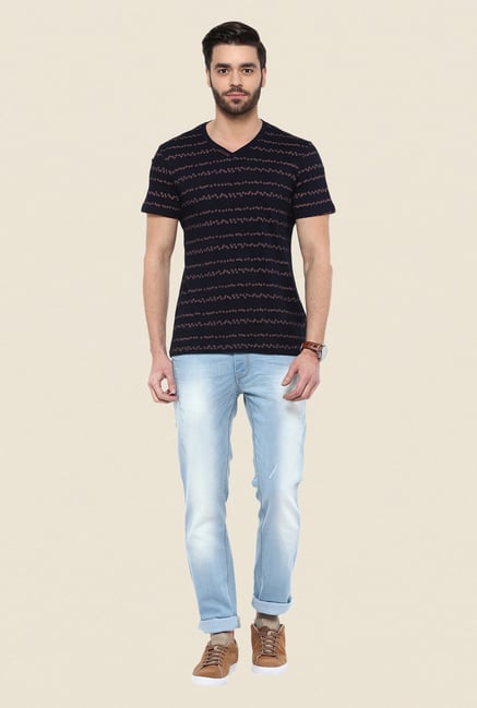 Turtle Navy Printed T Shirt Turtle Navy Printed T Shirt
