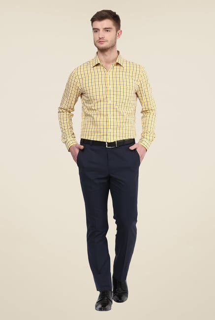 Turtle Yellow Checks Shirt Turtle Yellow Checks Shirt
