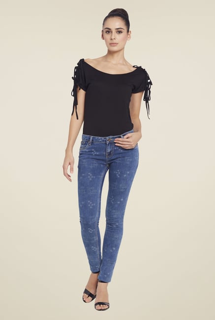 Globus Blue Distressed Skinny Fit Jeans Globus Blue Distressed Skinny Fit Jeans