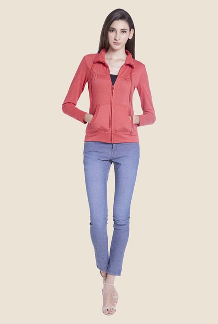 Globus Red Solid Sweatshirt Globus Red Solid Sweatshirt