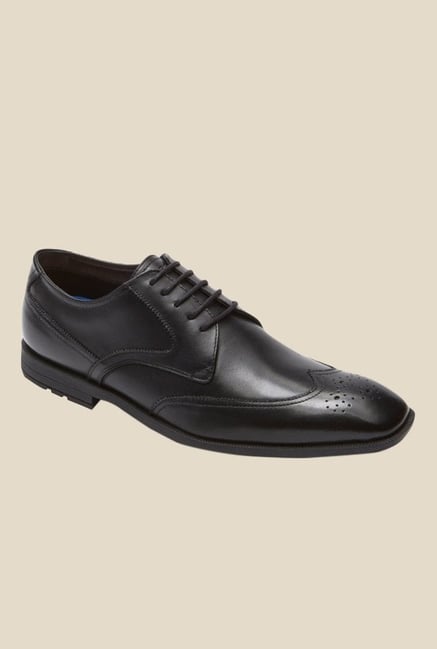 Rockport Global Road Black Derby Shoes Rockport Global Road Black Derby Shoes