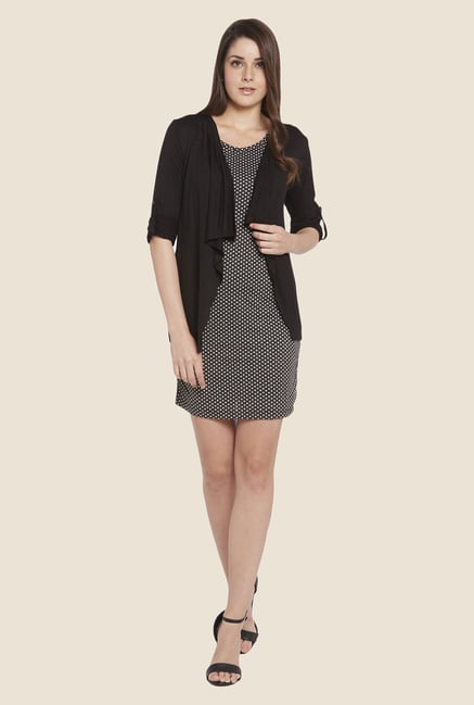 Globus Black Solid Shrug Globus Black Solid Shrug