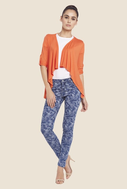 Globus Orange Solid Shrug Globus Orange Solid Shrug