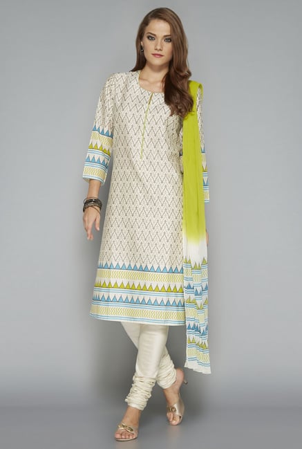 Vark by Westside Beige Aztec Print Suit Set Vark by Westside Beige Aztec Print Suit Set