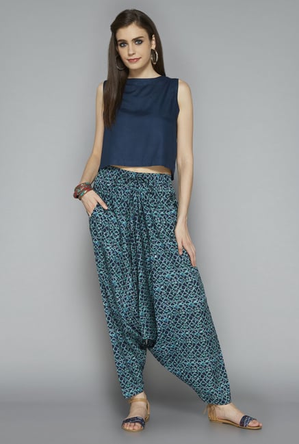 Bombay Paisley by Westside Green Printed Afghan Pant Bombay Paisley by Westside Green Printed Afghan Pant