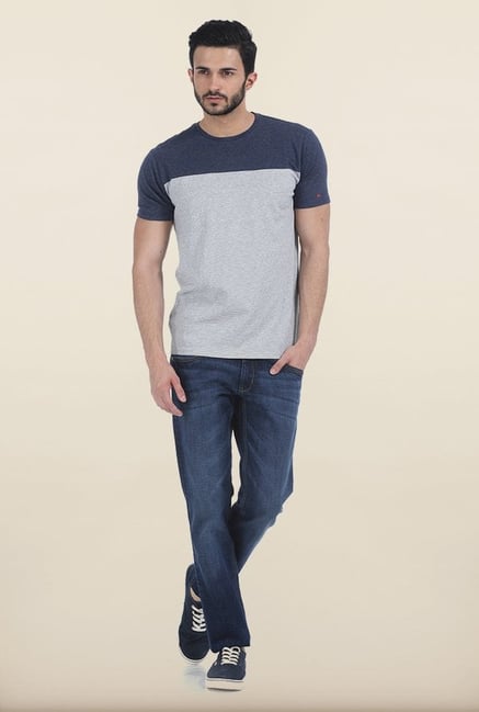 Basics Dress Grey Crew T Shirt Basics Dress Grey Crew T Shirt