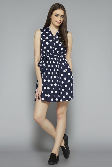 Nuon by Westside Navy Polka Dot Dress Nuon by Westside Navy Polka Dot Dress