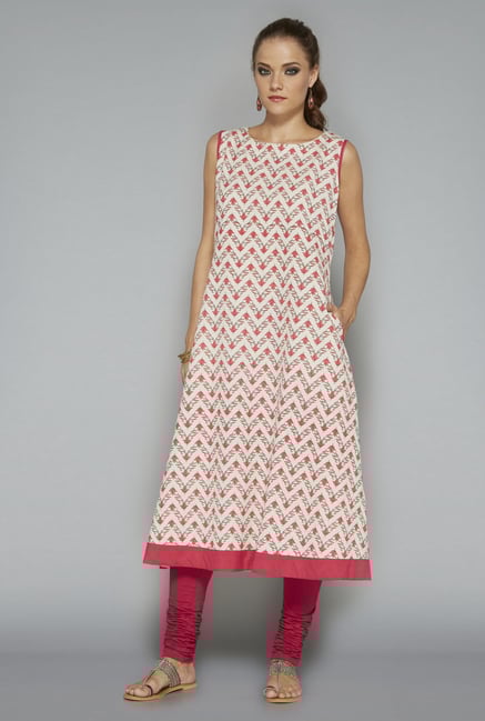 Utsa by Westside Off White Floral Print Kurta Utsa by Westside Off White Floral Print Kurta