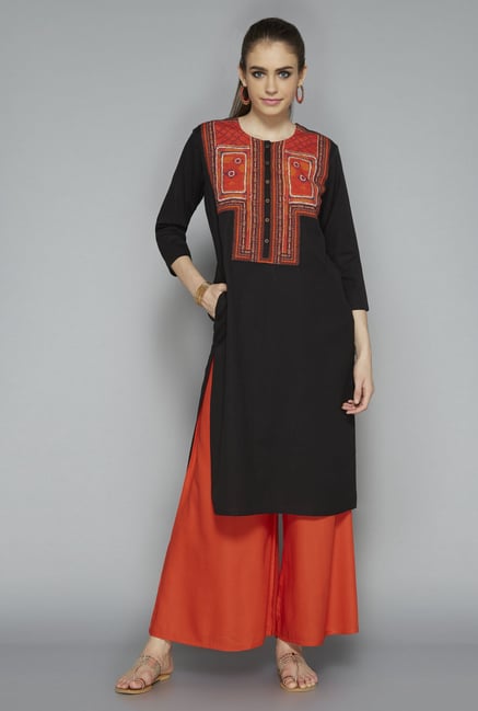 Utsa by Westside Black Printed Kurta Utsa by Westside Black Printed Kurta