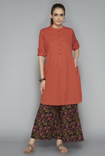 Utsa by Westside Red Solid Kurti Utsa by Westside Red Solid Kurti