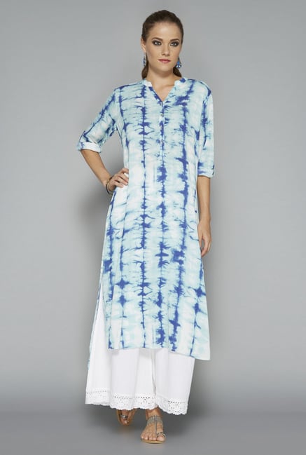 Utsa by Westside Blue Printed Kurta Utsa by Westside Blue Printed Kurta