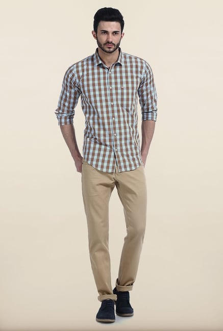 Basics Skinny Fit Wood Thrush Ladder Twill Stretch Trouser Basics Skinny Fit Wood Thrush Ladder Twill Stretch Trouser