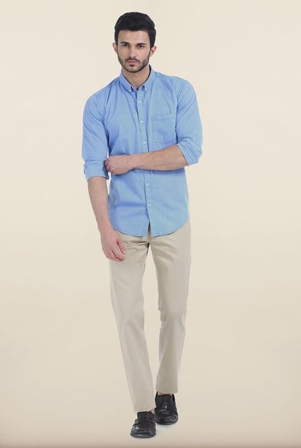 Basics Tapered Fit Antique Bronze Cotton Trouser Basics Tapered Fit Antique Bronze Cotton Trouser