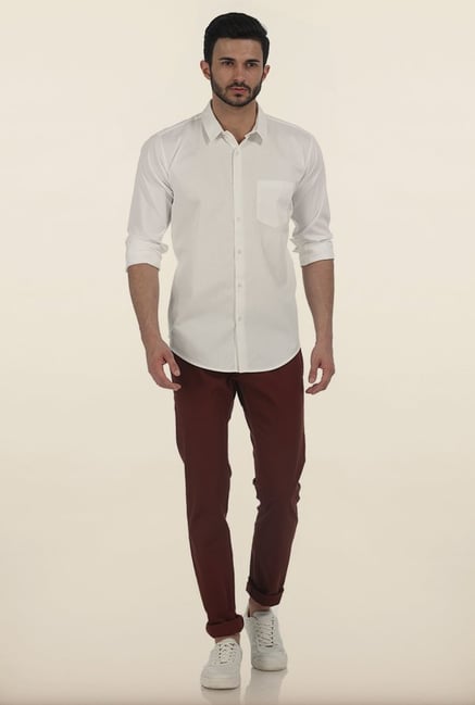 Basics Skinny Fit Dobby Structure Stretch Trouser Basics Skinny Fit Dobby Structure Stretch Trouser