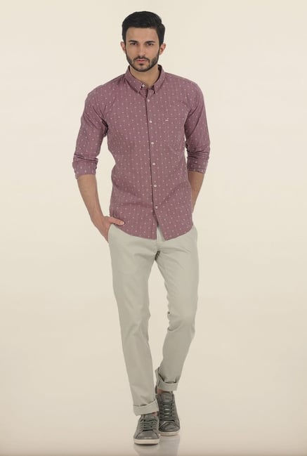 Basics Skinny Fit Light Grey Structure Stretch Trouser Basics Skinny Fit Light Grey Structure Stretch Trouser