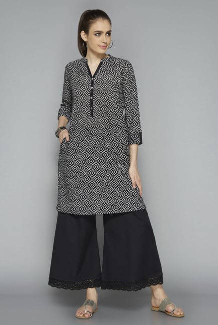 Utsa by Westside Black Printed Kurta Utsa by Westside Black Printed Kurta
