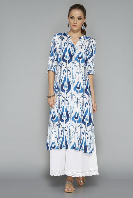 Utsa by Westside White Printed Kurta Utsa by Westside White Printed Kurta