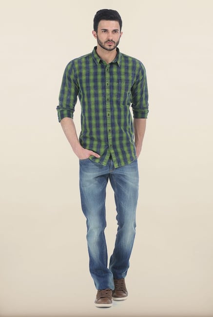 Basics Drift Fit Infinity Blue Stretch Jeans Basics Drift Fit Infinity Blue Stretch Jeans