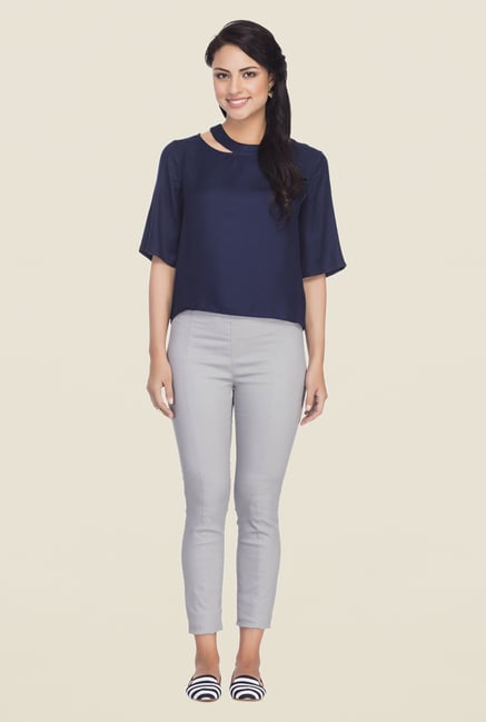 Femella Navy Solid Top Femella Navy Solid Top
