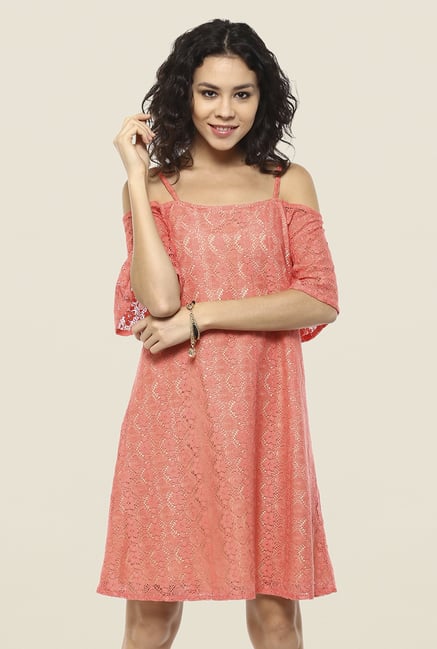 Femella Coral Shift Dress Femella Coral Shift Dress