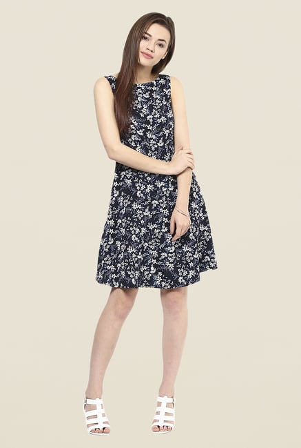 Femella Navy Shift Dress Femella Navy Shift Dress