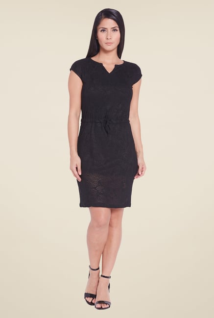 Globus Black Sheath Mini Dress Globus Black Sheath Mini Dress