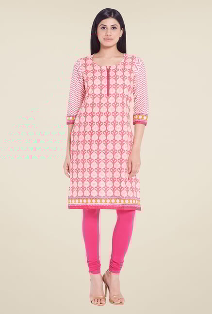 Globus Pink Cotton Kurti Globus Pink Cotton Kurti