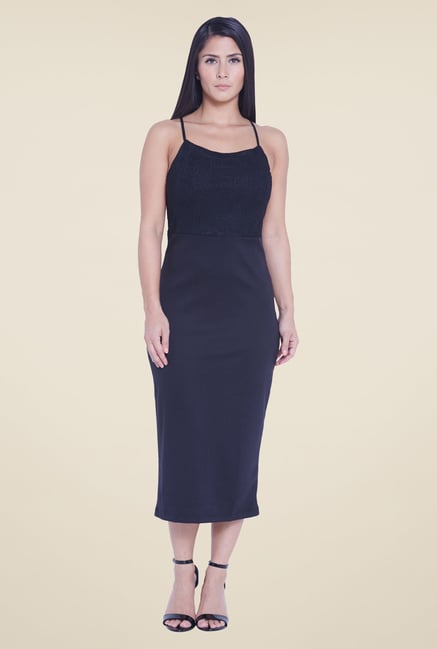 Globus Black Midi Dress Globus Black Midi Dress