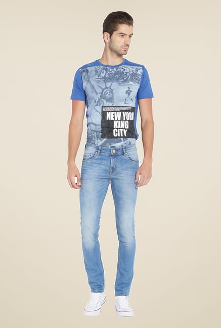 Globus Blue Light Wash Skinny Fit Jeans Globus Blue Light Wash Skinny Fit Jeans