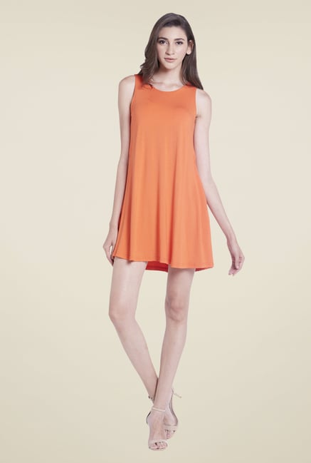 Globus Orange Mini Dress Globus Orange Mini Dress