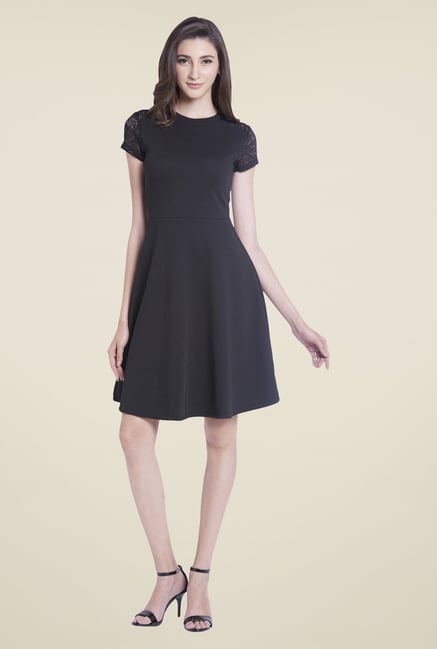 Globus Black Skater Dress Globus Black Skater Dress