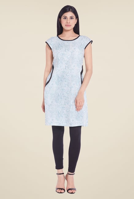 Globus Blue Printed Tunic Globus Blue Printed Tunic