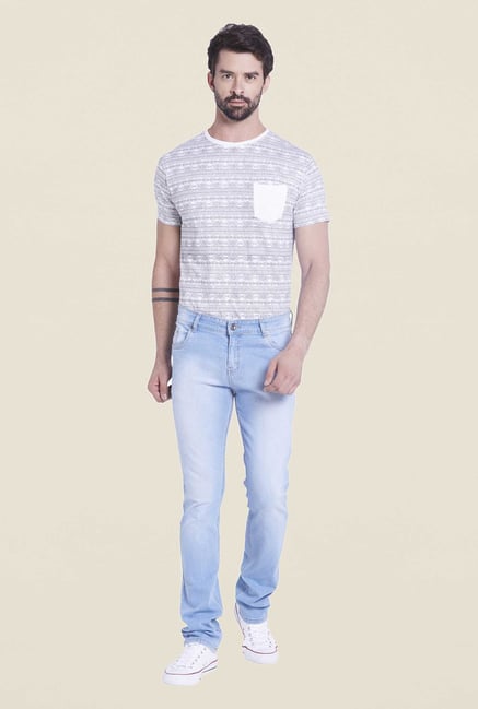 Globus Ice Blue Lightly Washed Denim Jeans Globus Ice Blue Lightly Washed Denim Jeans