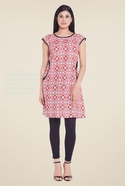 Globus Red Cotton Tunic Globus Red Cotton Tunic