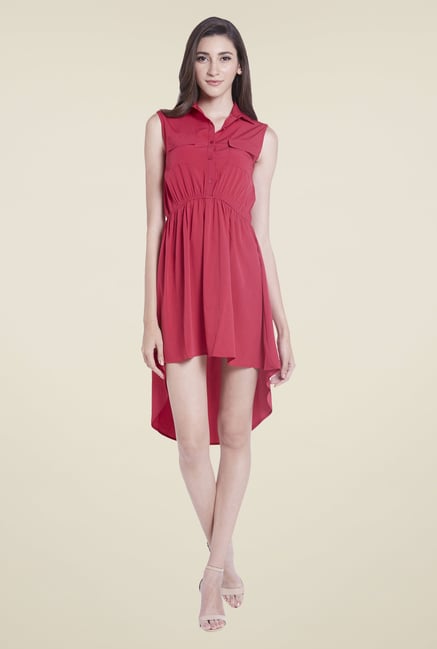 Globus Dark Pink Shirt Dress Globus Dark Pink Shirt Dress