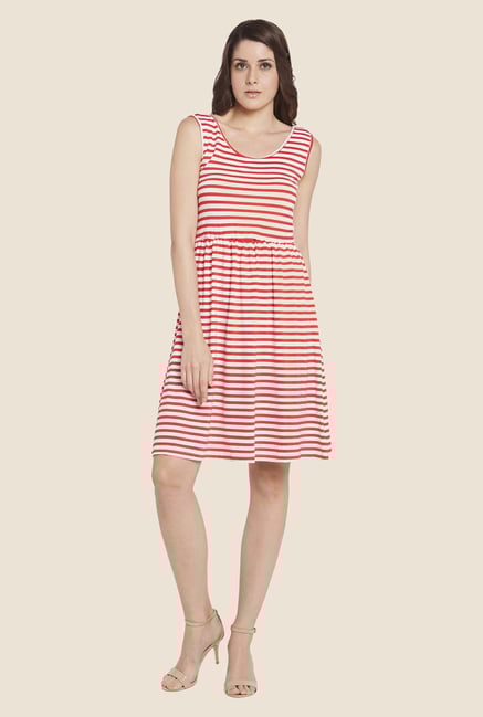 Globus Red Striped Dress Globus Red Striped Dress