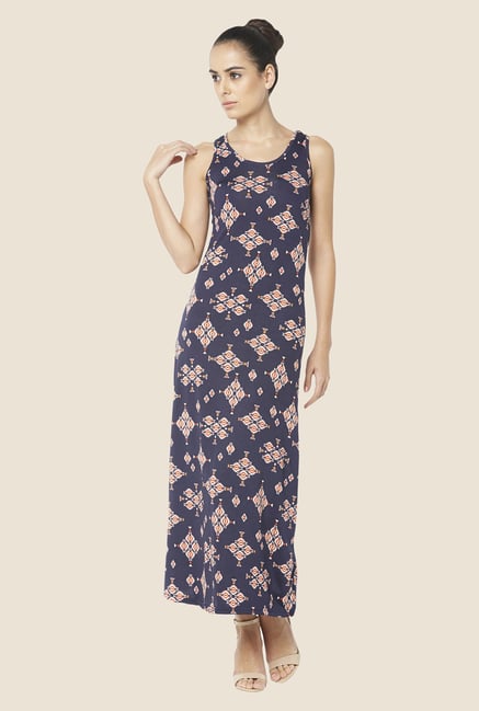 Globus Dark Blue Maxi Dress Globus Dark Blue Maxi Dress