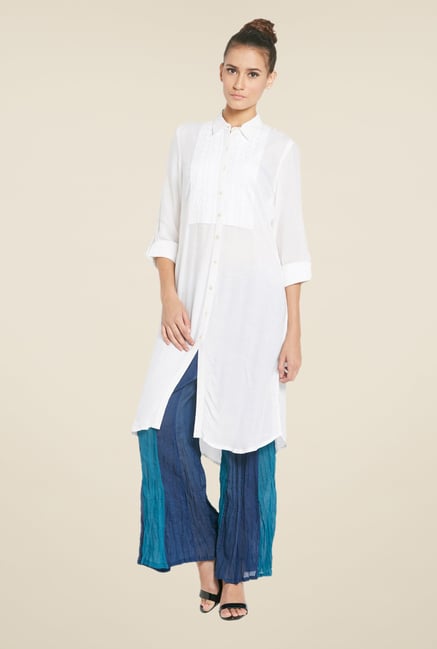 Globus Blue Solid Palazzos Globus Blue Solid Palazzos