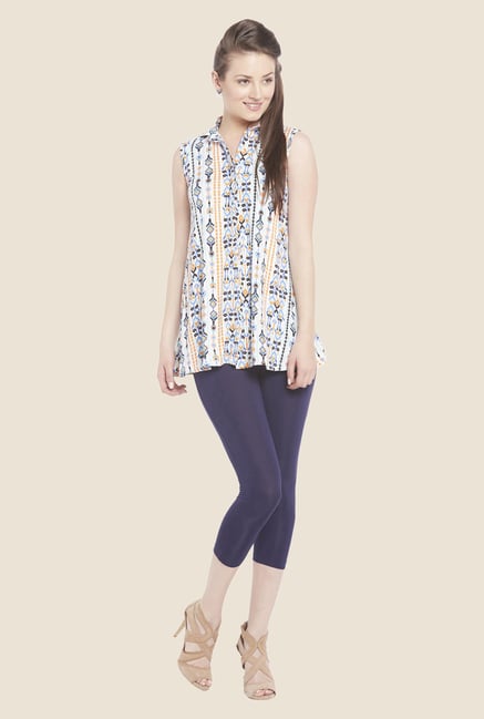 Globus White Printed Shirt Globus White Printed Shirt