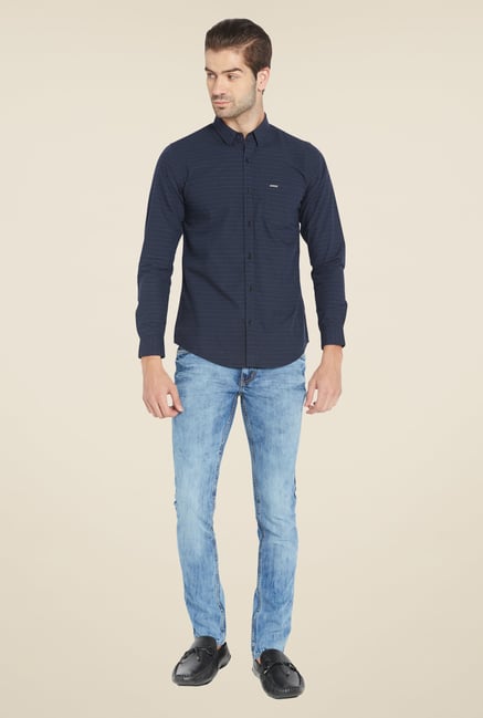 Globus Navy Striped Shirt Globus Navy Striped Shirt