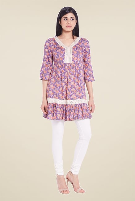 Globus Off White Solid Churidar Globus Off White Solid Churidar